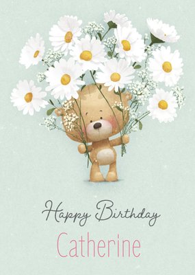 Uddle Daisy Bouquet Birthday Card