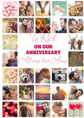 Multiple Photo Upload On Our Anniversary Card